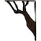 Ekena Millwork Damon Wrought Iron Bracket, (Triple center brace), Antiqued Brass 2"W x 7 1/2"D x 10"H BKTM02X07X10TDAABS - alternate 10